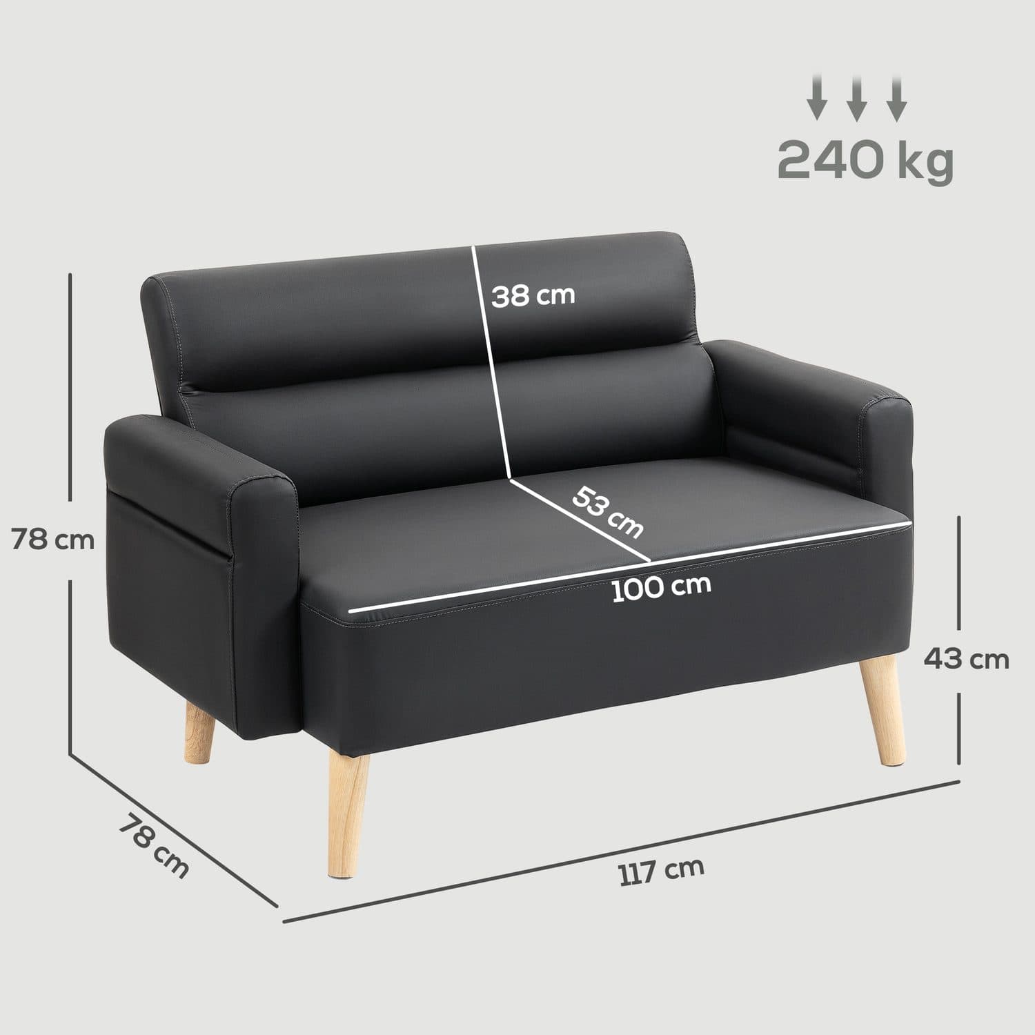 A Small Faux Leather Sofa That Earns Its Space - image 2