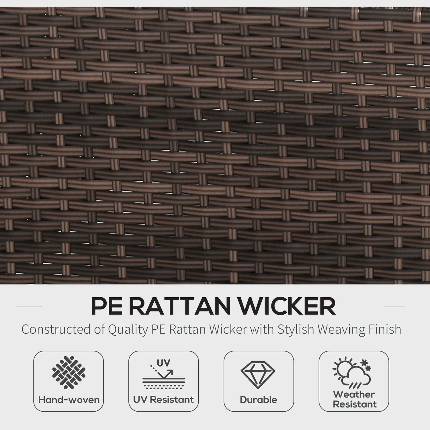 4-Seater Rattan Sofa Set - image 3