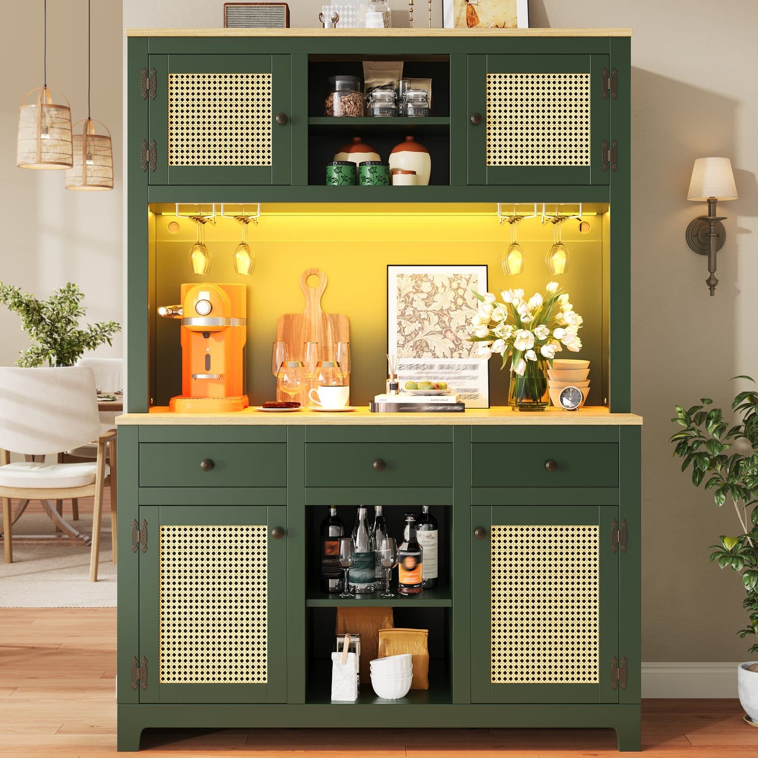Antique Green LED Cabinet - image 1