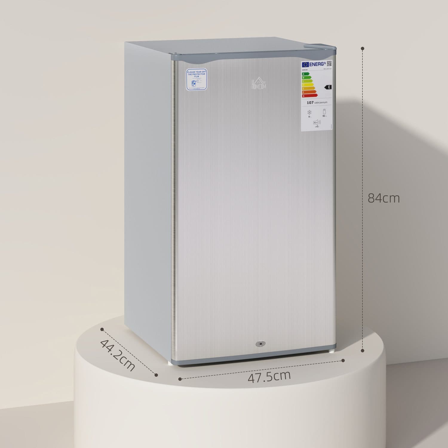 Lockable 91L Fridge for Compact Cooling - image 1