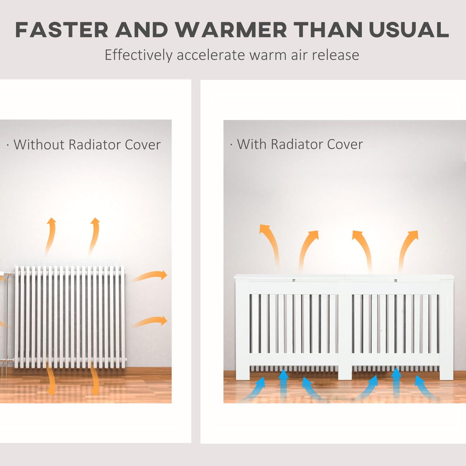White Radiator Cover - image 5
