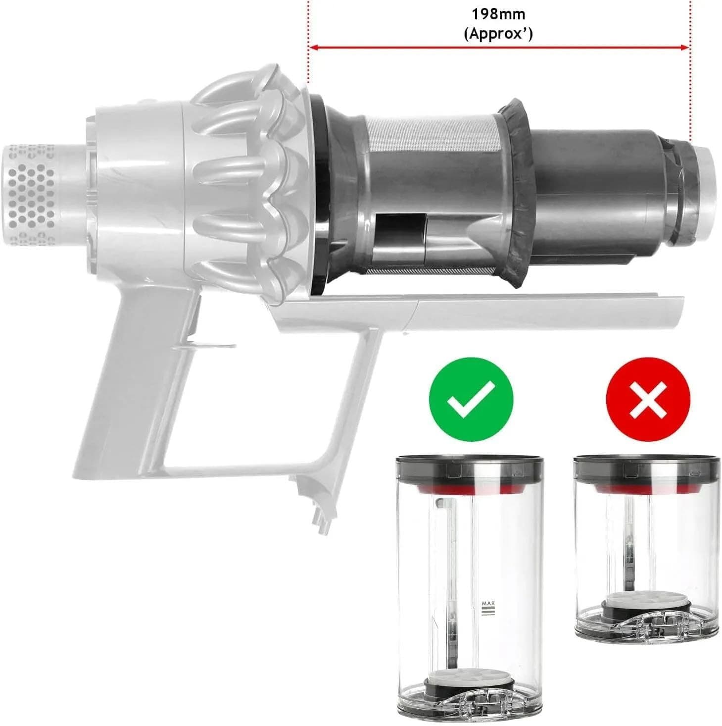Replace Your V10 Dust Bin with a Larger Transparent Canister - image 8