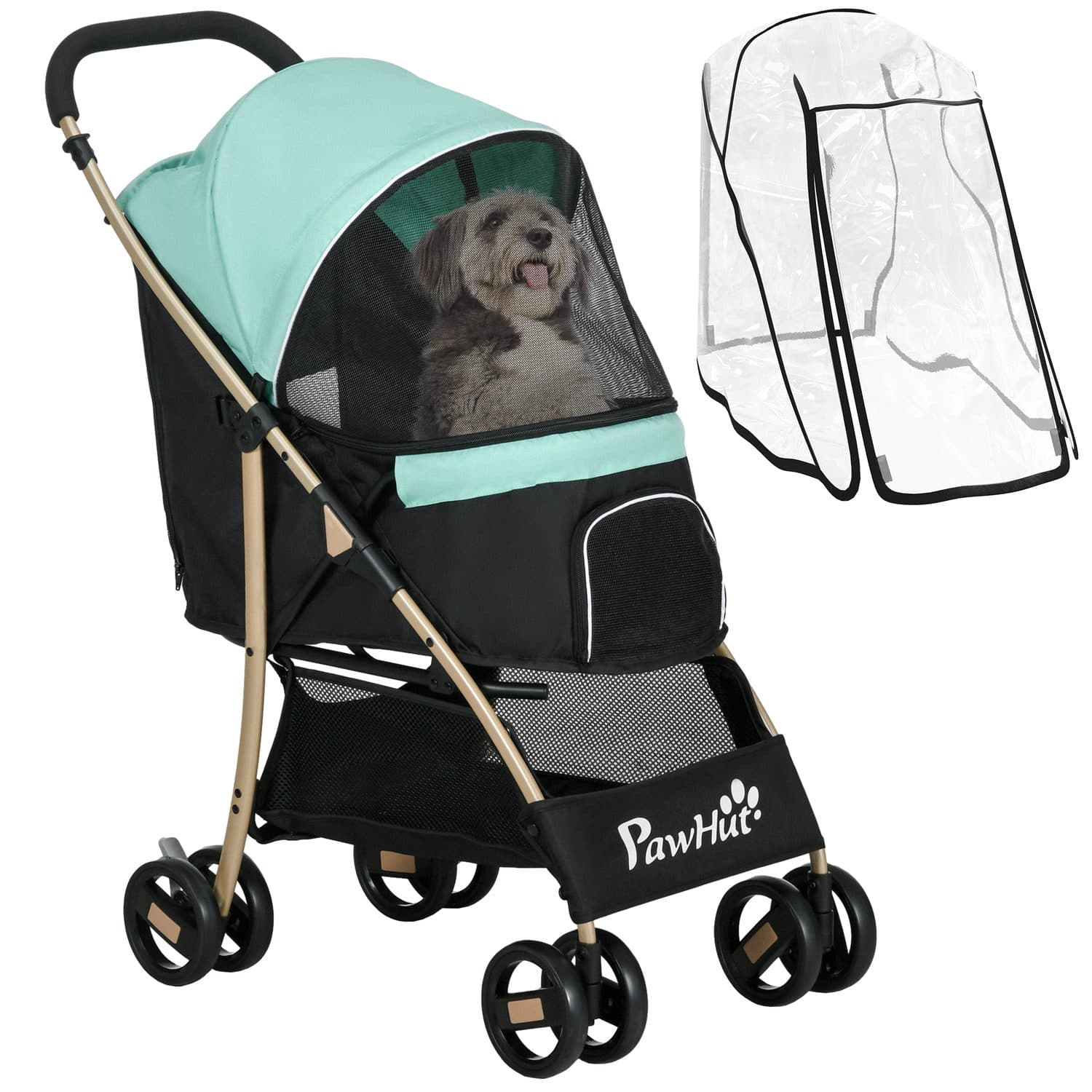 PawHut Pet Stroller for Small and Miniature Dogs