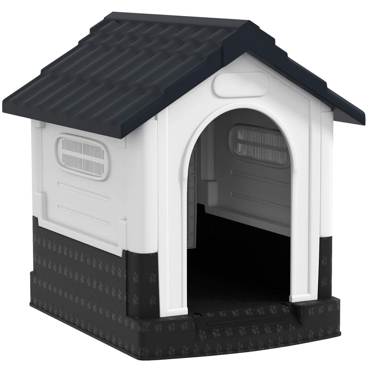 PawHut Plastic Dog Kennel for Garden & Patio Use