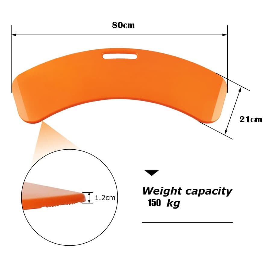 Curved ABS Transfer Board for Bed-to-Wheelchair Lateral Transfers - image 6