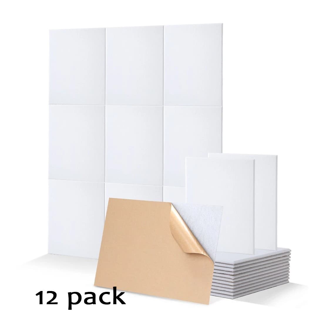 Tidy up room sound with 12 acoustic wall panels - Default
