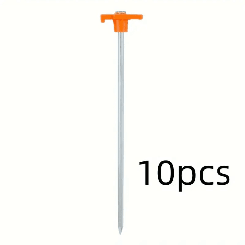10 Piece Heavy Duty Camping Spikes for Firm Pitching