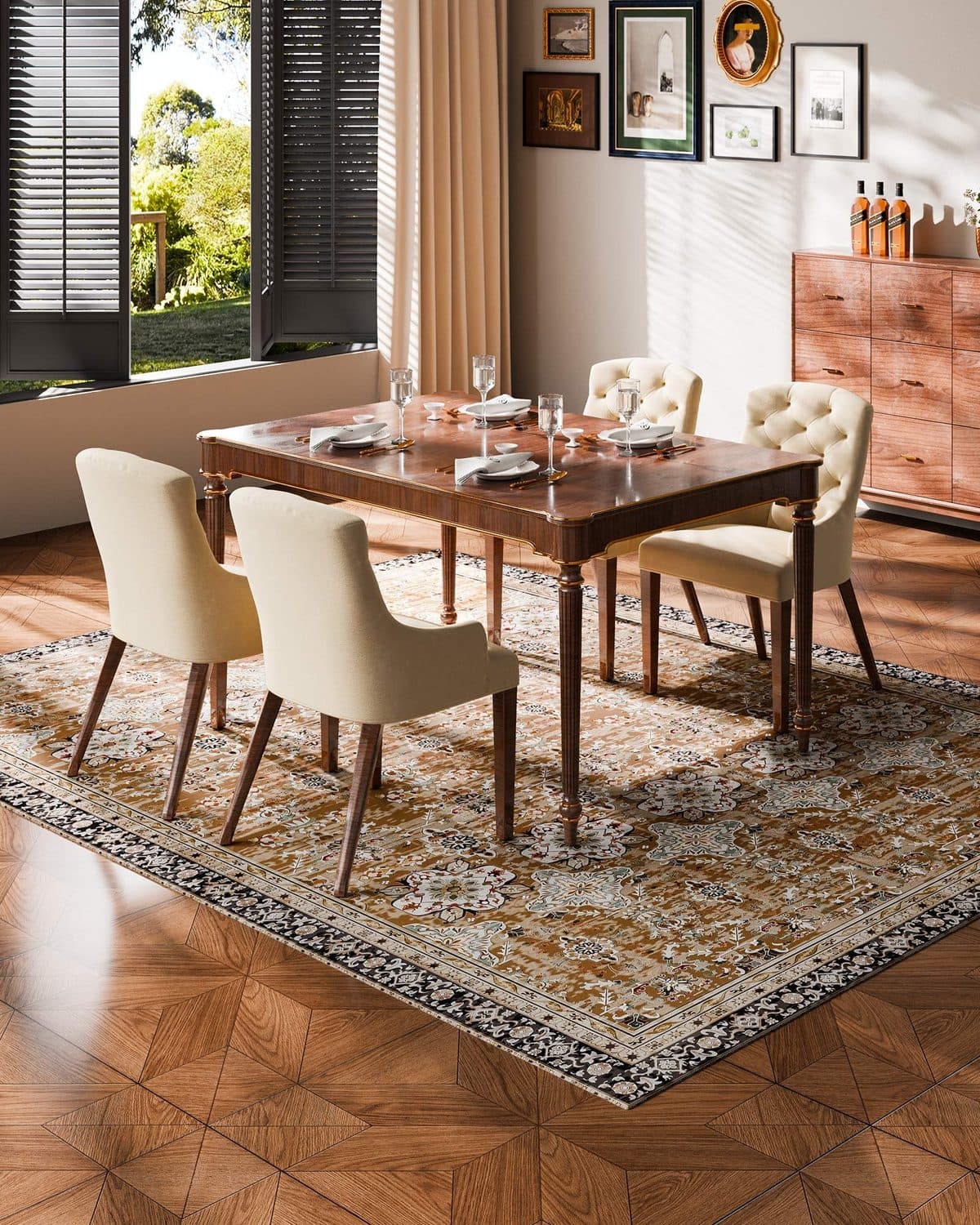 Washable Vintage Area Rug - image 5
