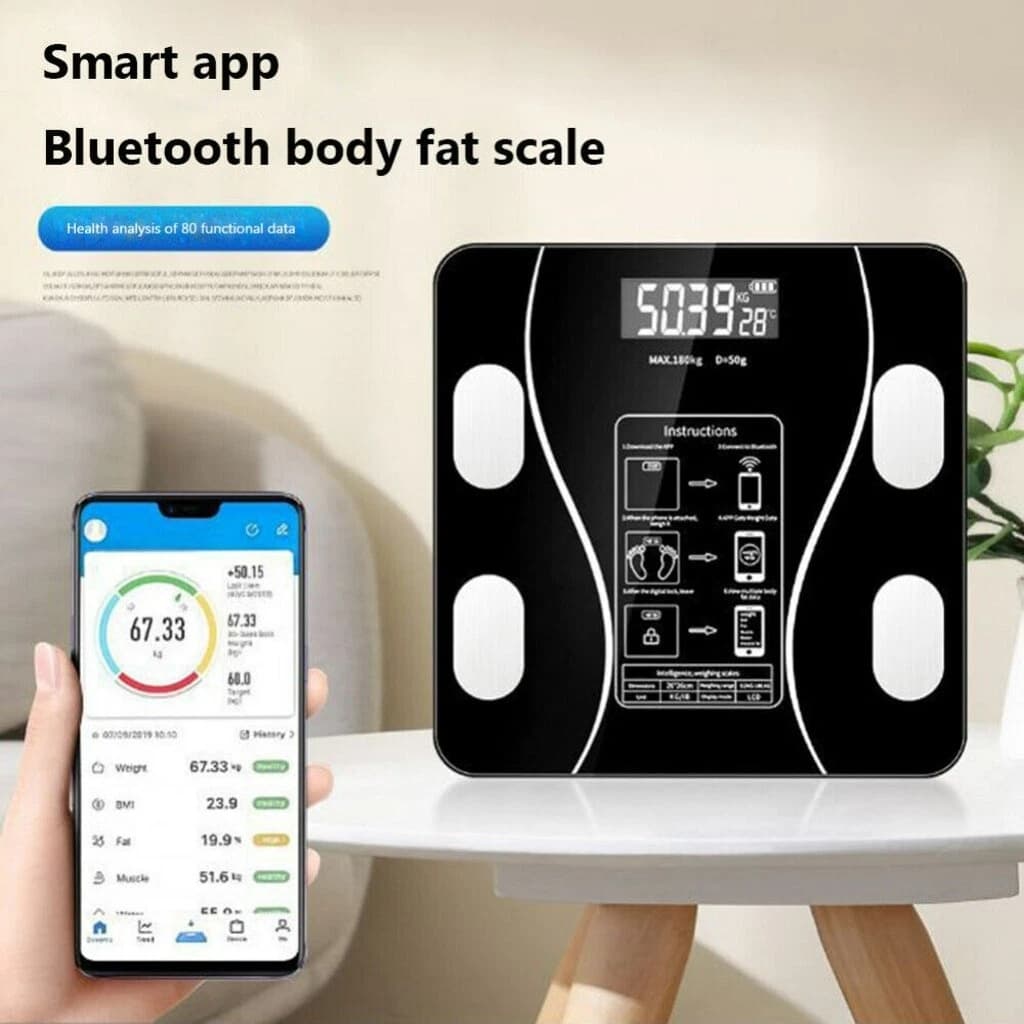 Smart Body Fat Scale with Bluetooth App Tracking - image 7