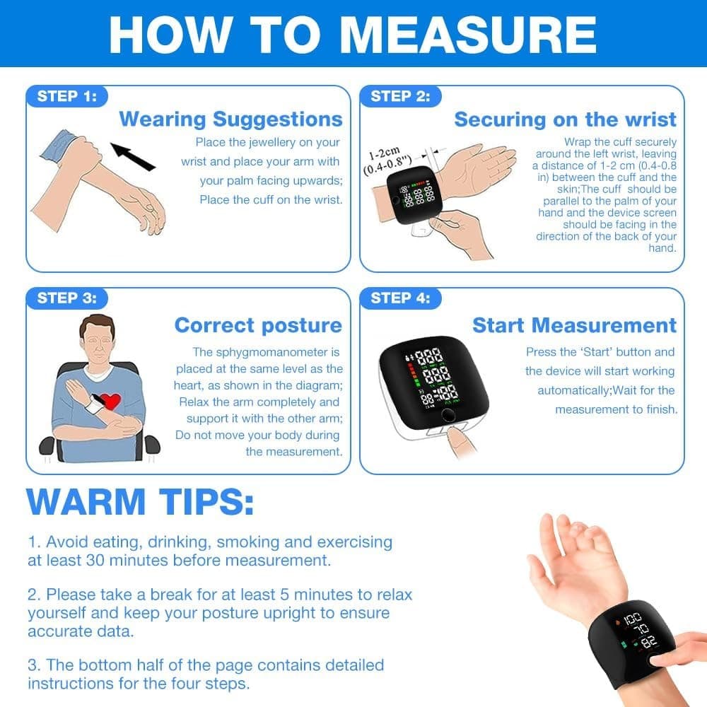 Digital Blood Pressure Machine, Portable Health Monitor - image 7
