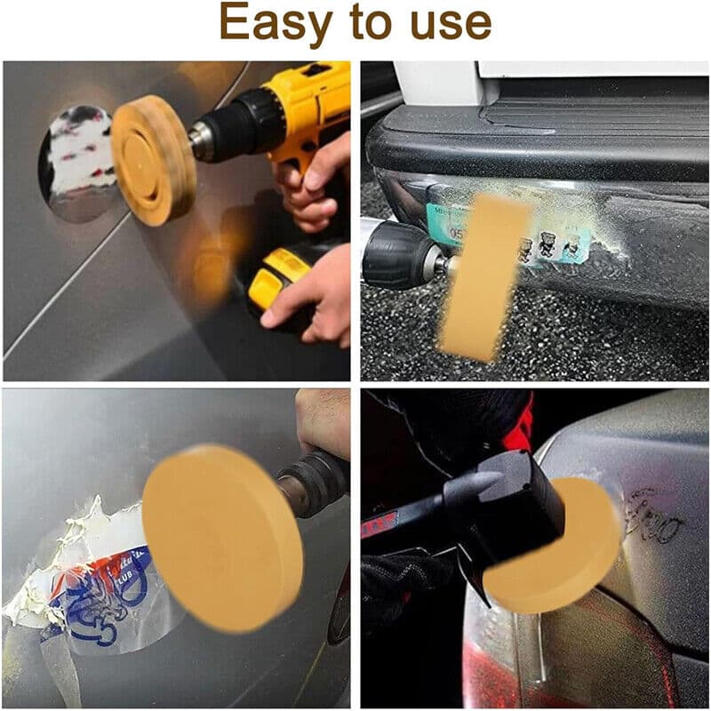 Remove stickers with 88 mm rubber eraser wheels - image 6