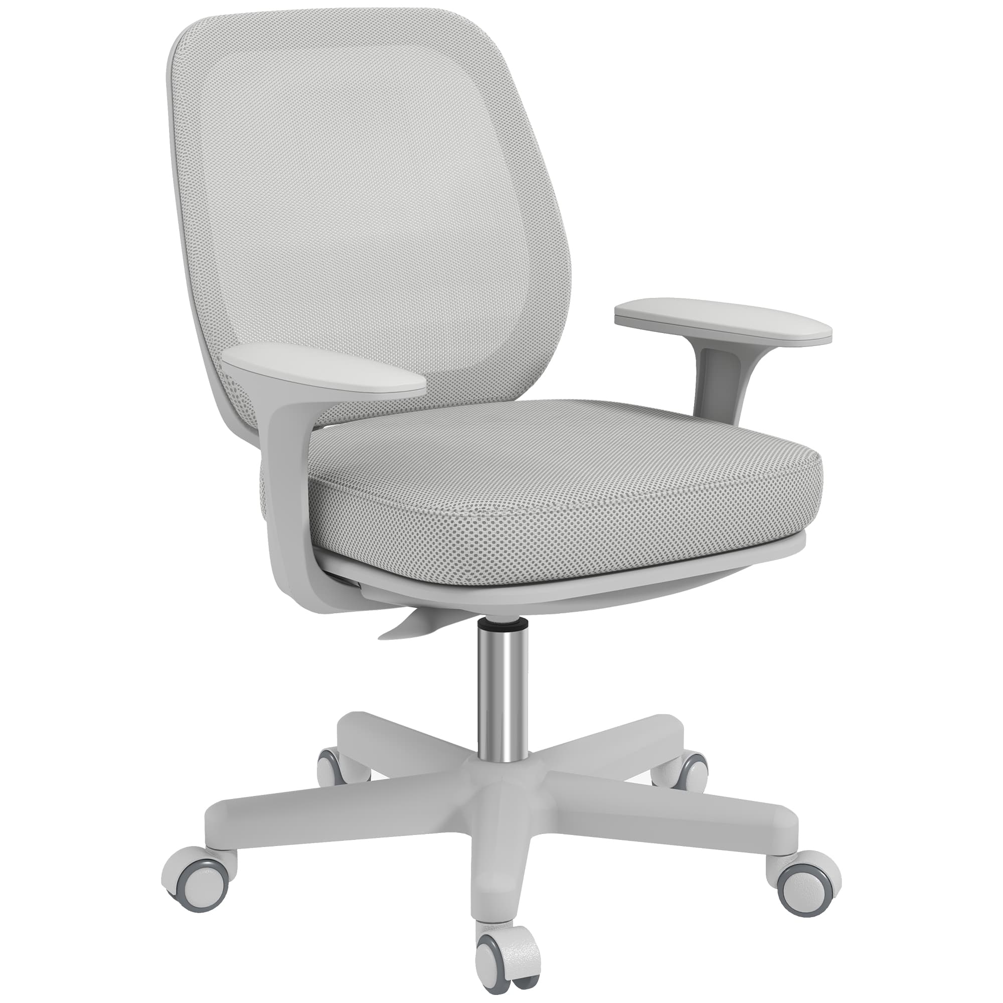 Vinsetto Grey Mesh Office Chair for All-Day Comfort