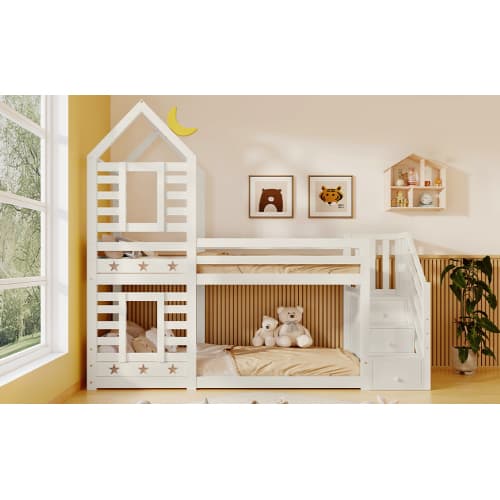 A Magical Cabin Bunk Bed with Clever Staircase Storage - image 3