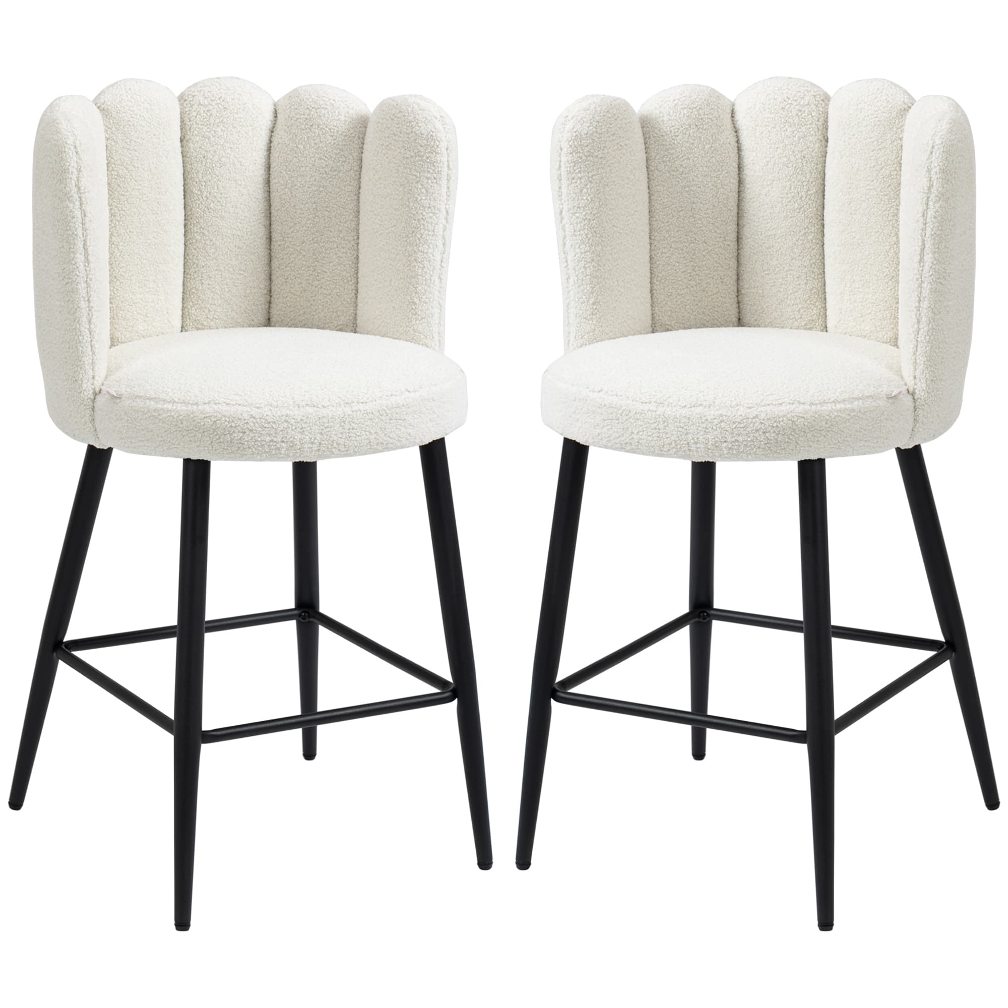 Boucle Bar Stools