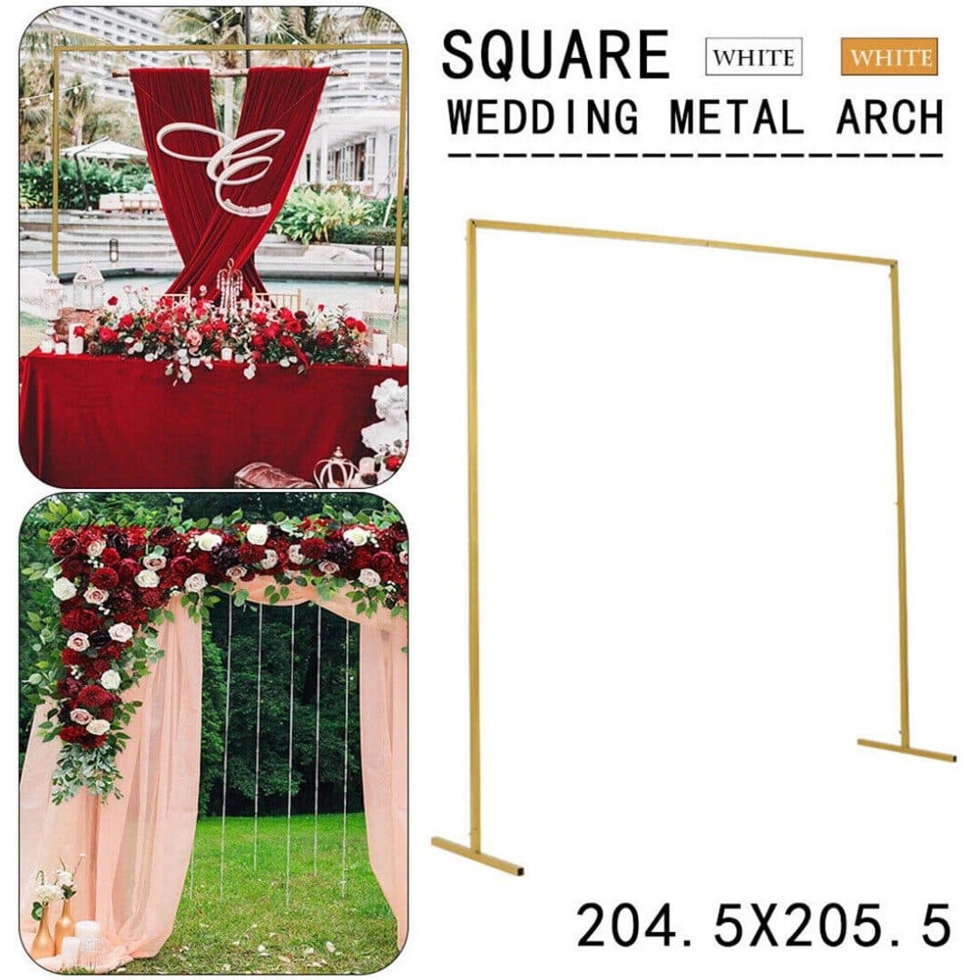 A square gold arch frame that dresses up in minutes - image 10