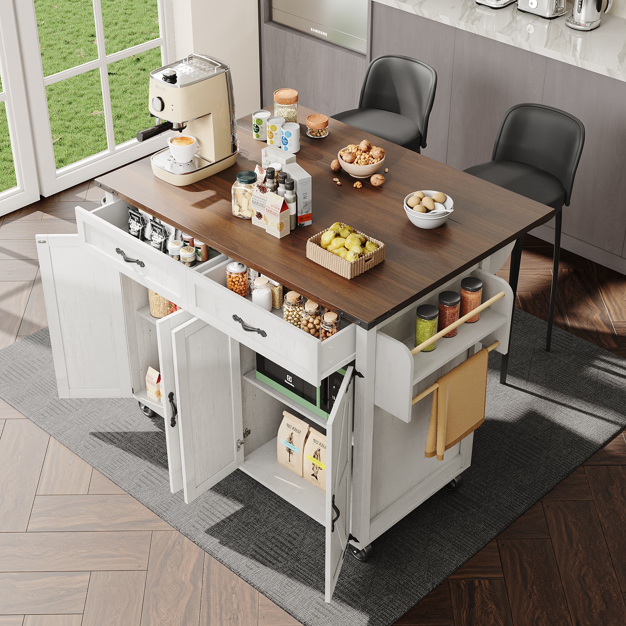 The Ultimate Farmhouse Kitchen Island for Storage & Prep - image 1