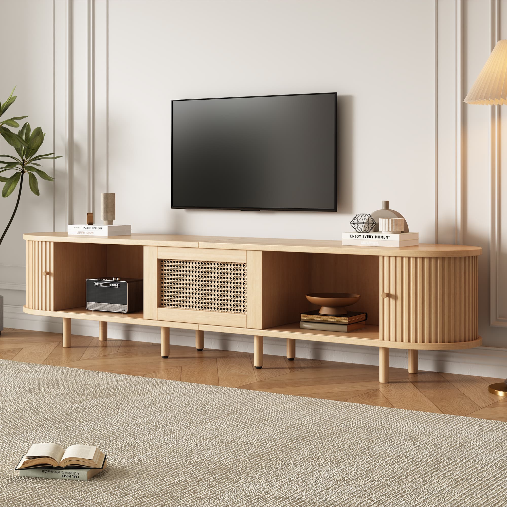 Rattan TV Cabinet - image 4