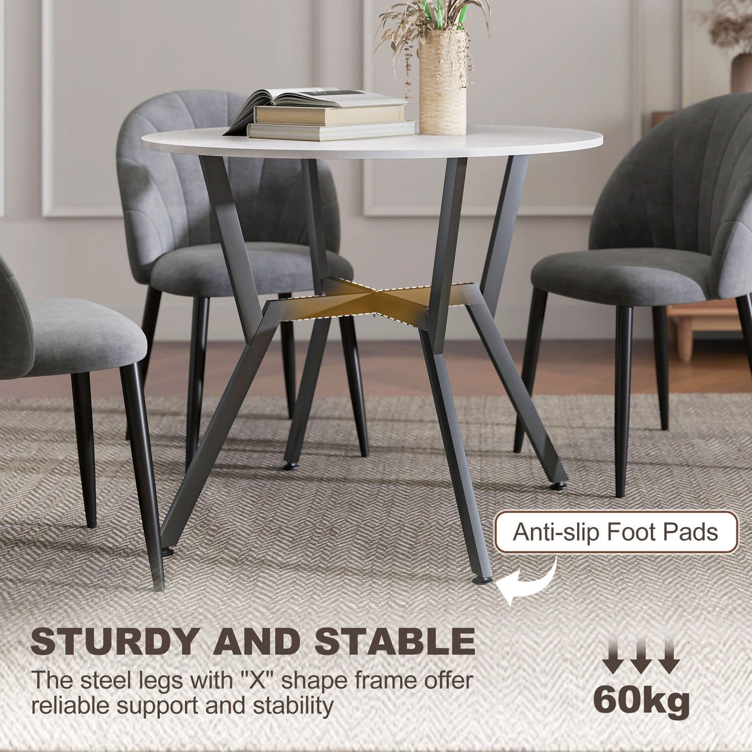 High Gloss Round Dining Table - image 4