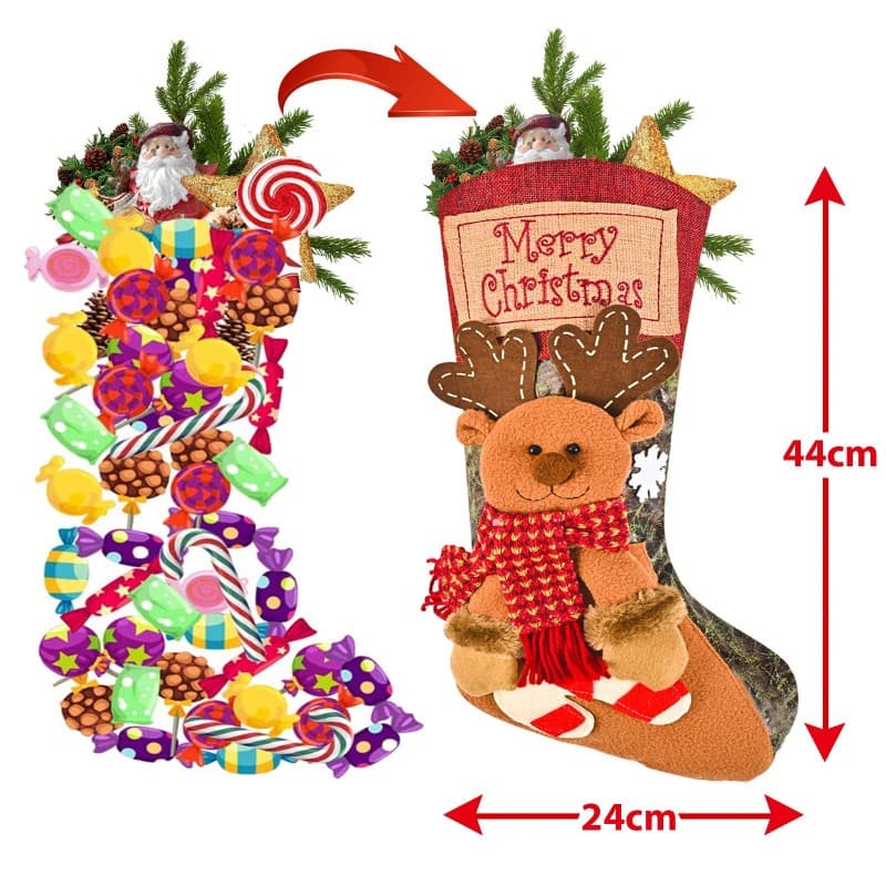 Large Christmas Stockings for a Festive Mantel - image 5