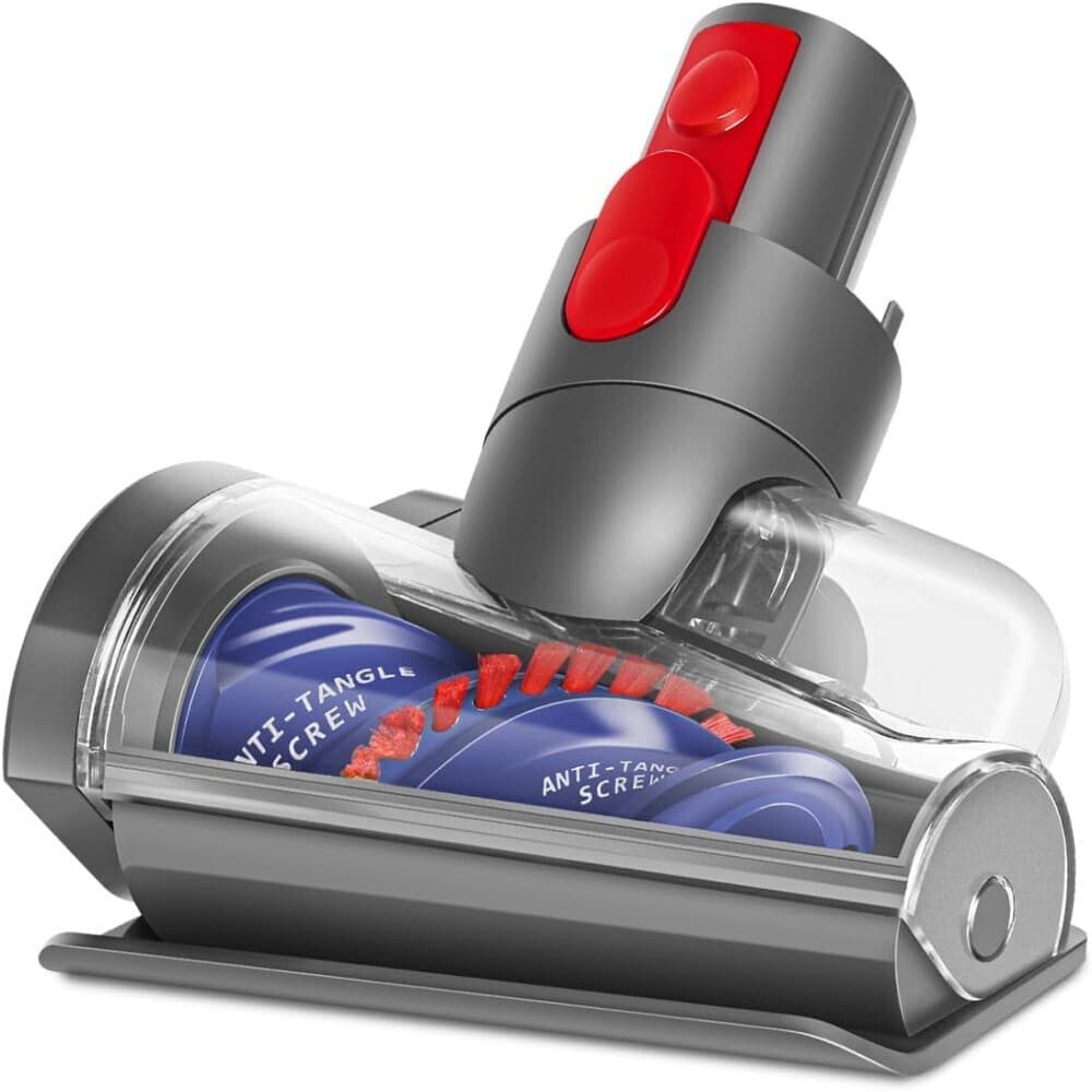 Anti-tangle vacuum tool head for pet hair and dust - Default