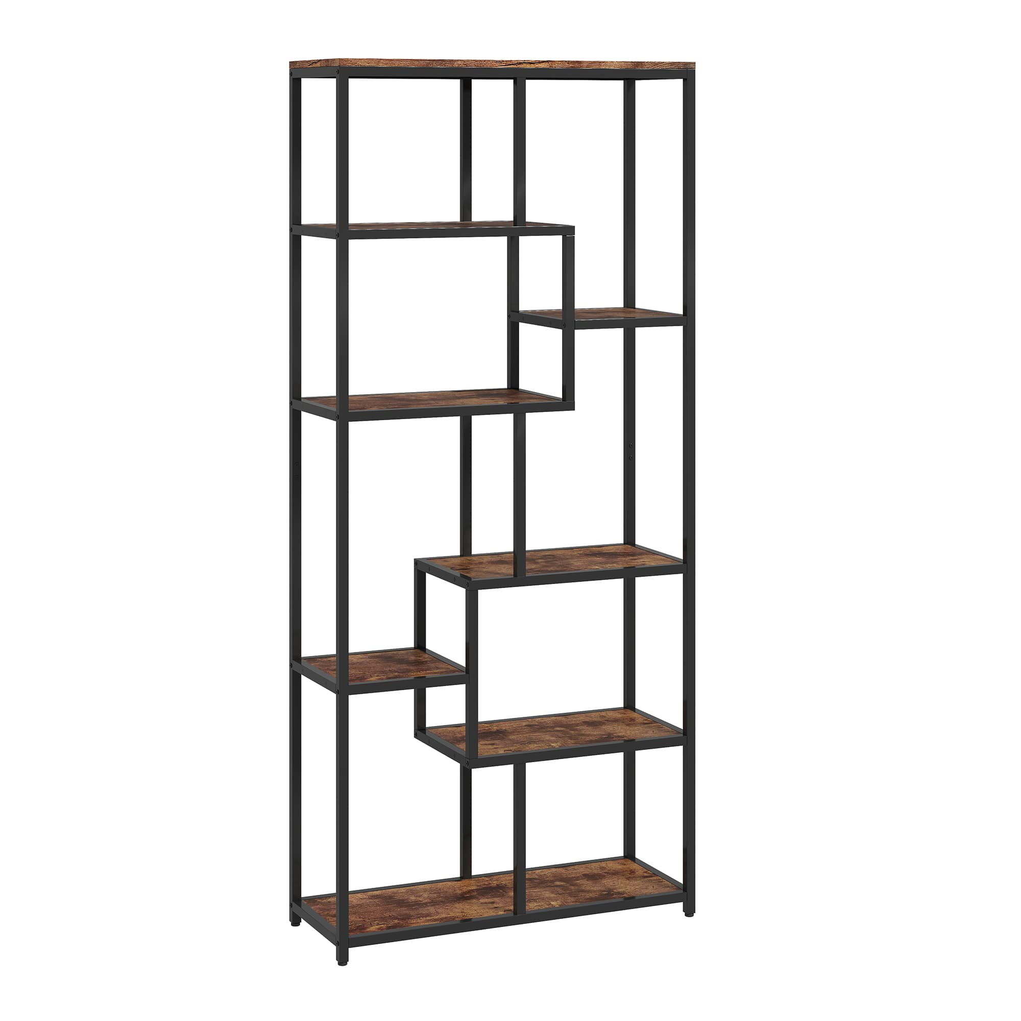 7-Tier Geometric Bookcase