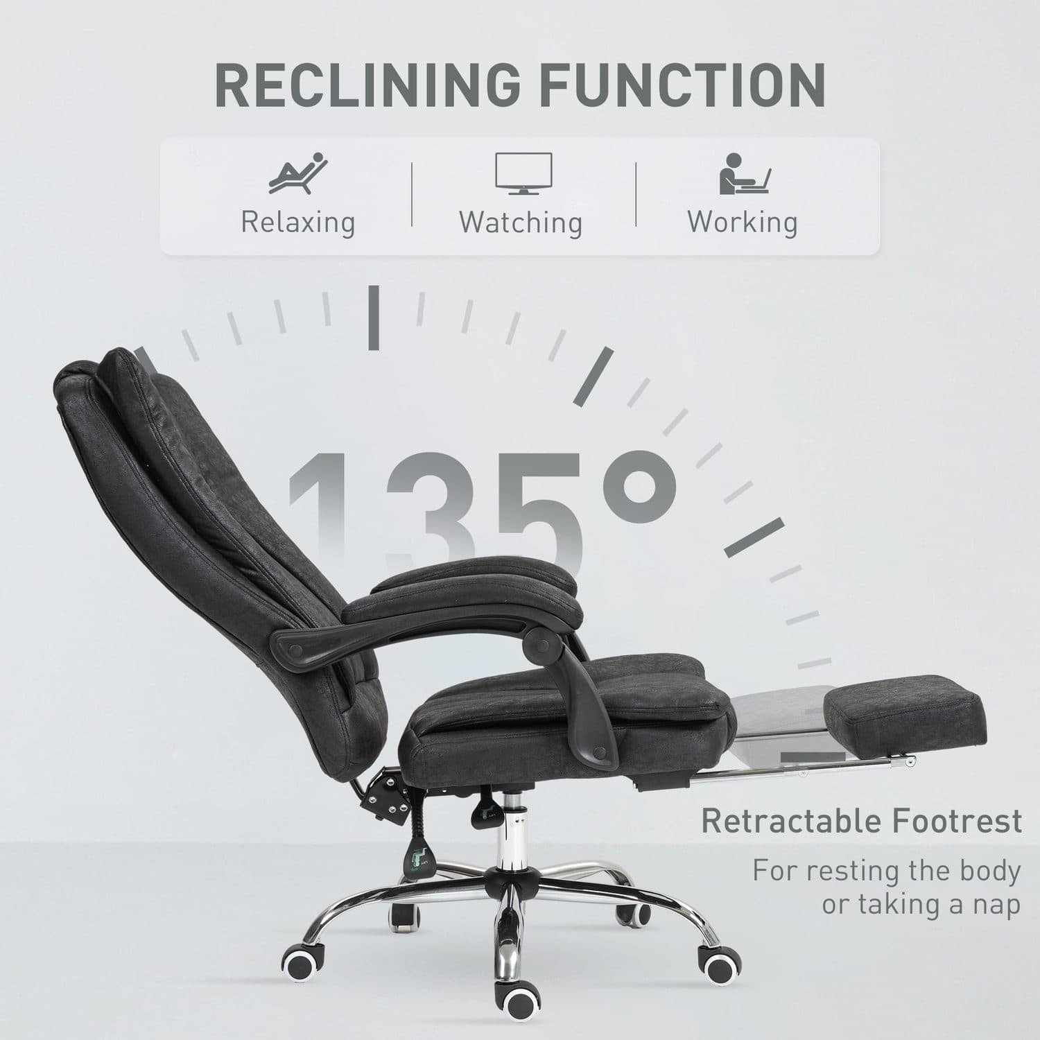 Vinsetto Reclining Office Chair - image 4