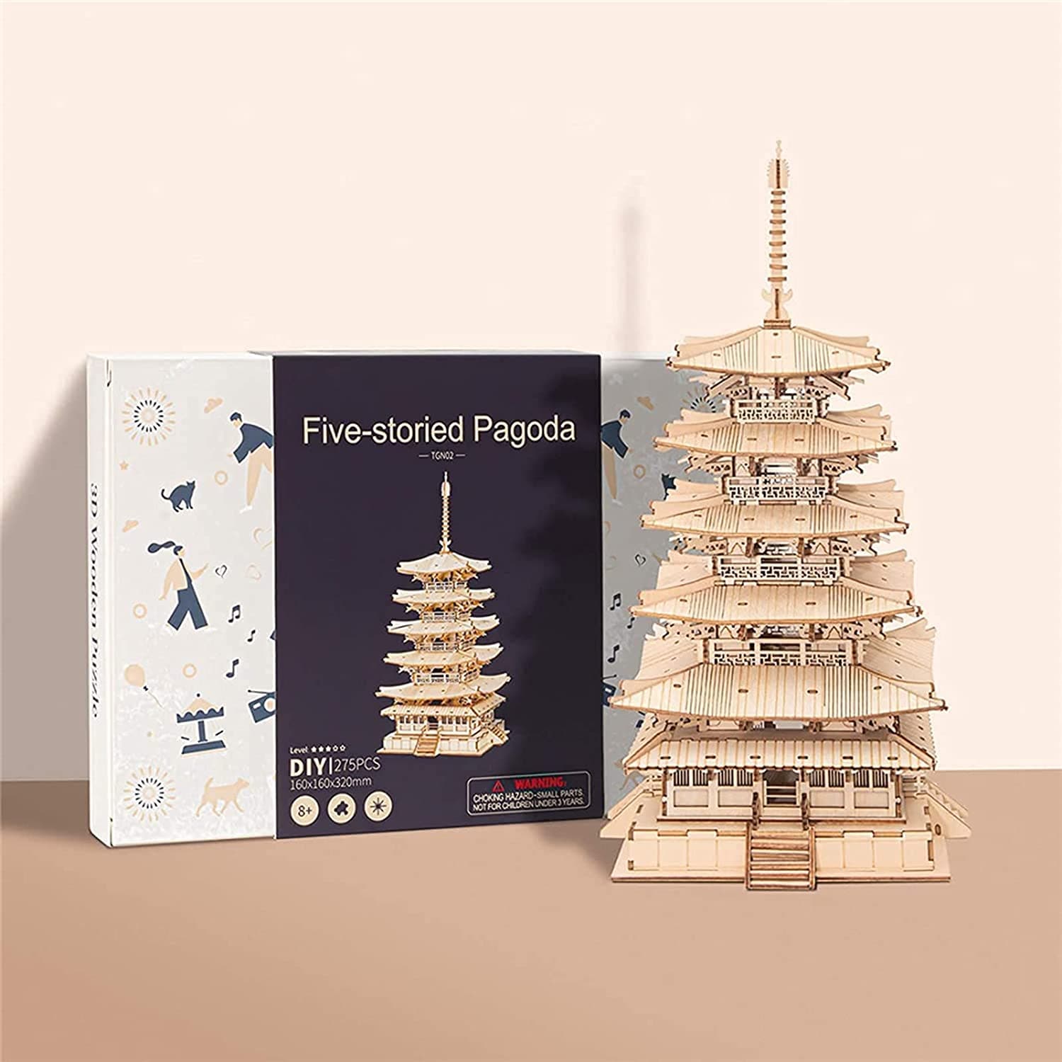 Mechanical Tower Woodcraft Construction Kit - image 6