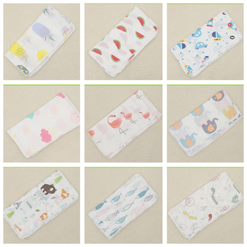 Soft Cotton Muslin Squares for Newborns – 10-Pack Bath Cloths - image 7
