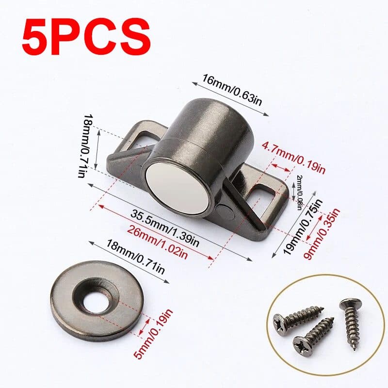 Heavy duty magnetic catches for neater cabinet doors - Default