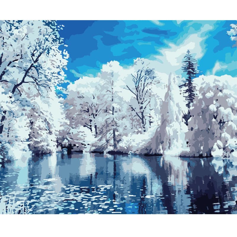 Paint Your Own Four Seasons Tree on Canvas - image 1