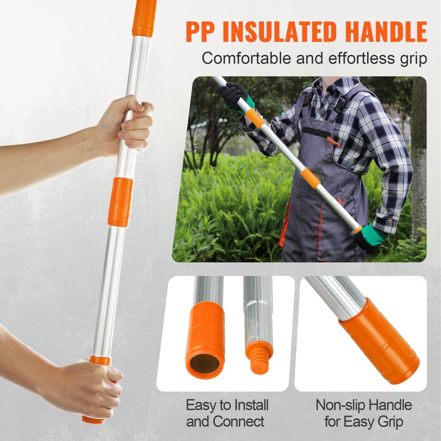 Manual Extendable Pole Saw for High Branch Pruning - image 1