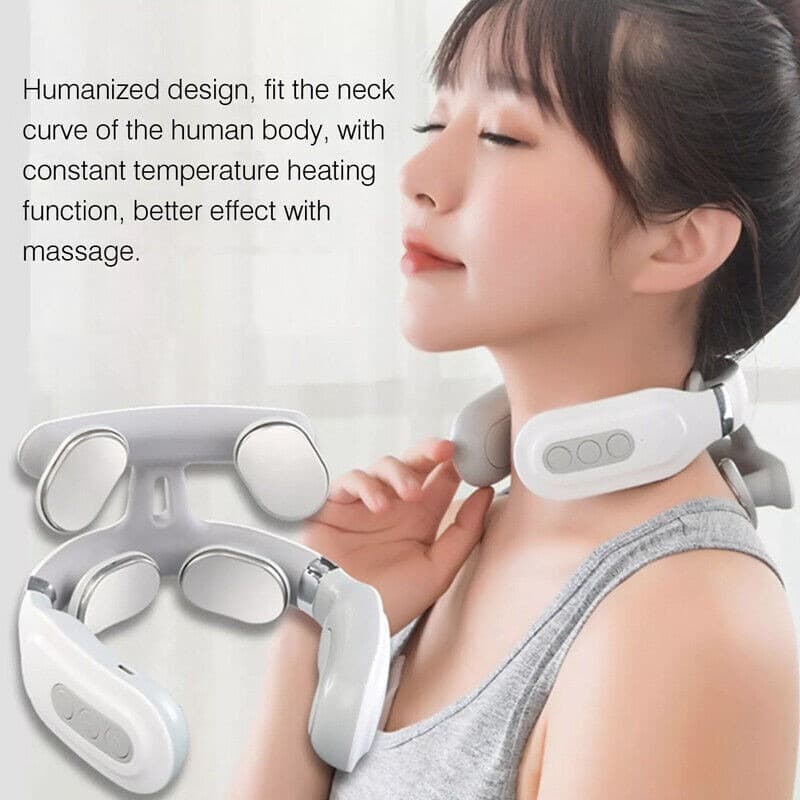 Electric Neck Massager with Heat and 3 Modes - image 1