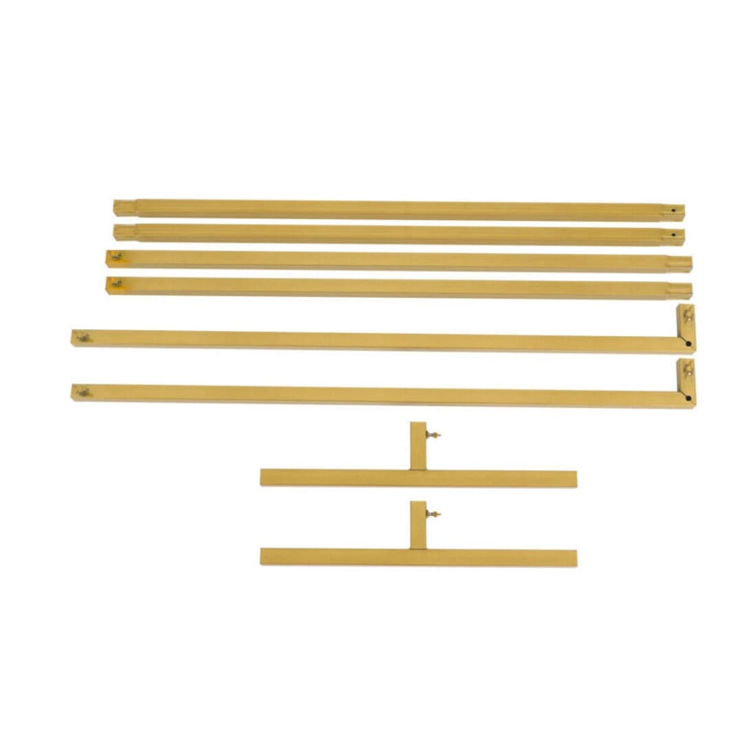A square gold arch frame that dresses up in minutes - image 8