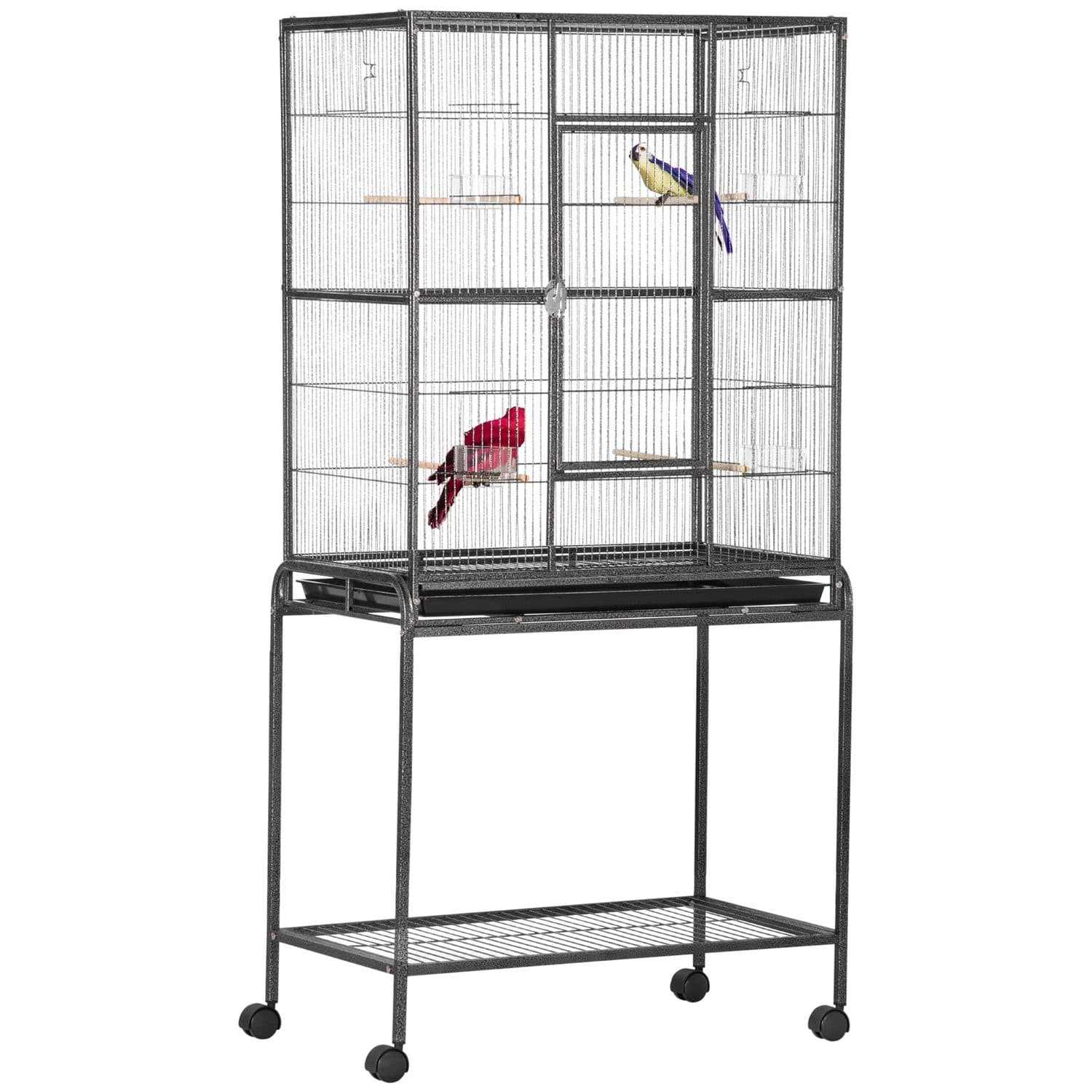 PawHut Large Bird Cage with Detachable Stand