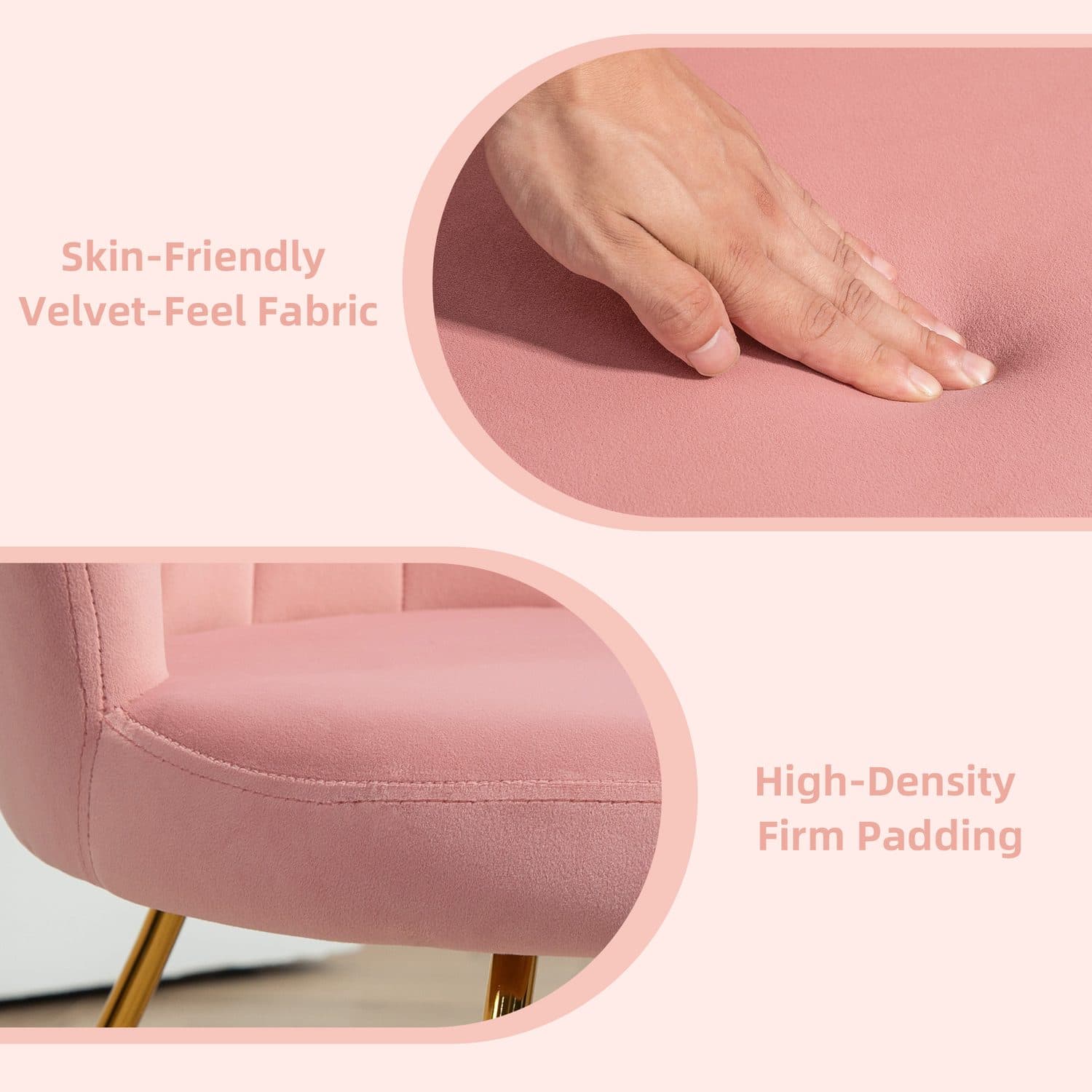 Pink Lotus Accent Chair - image 3