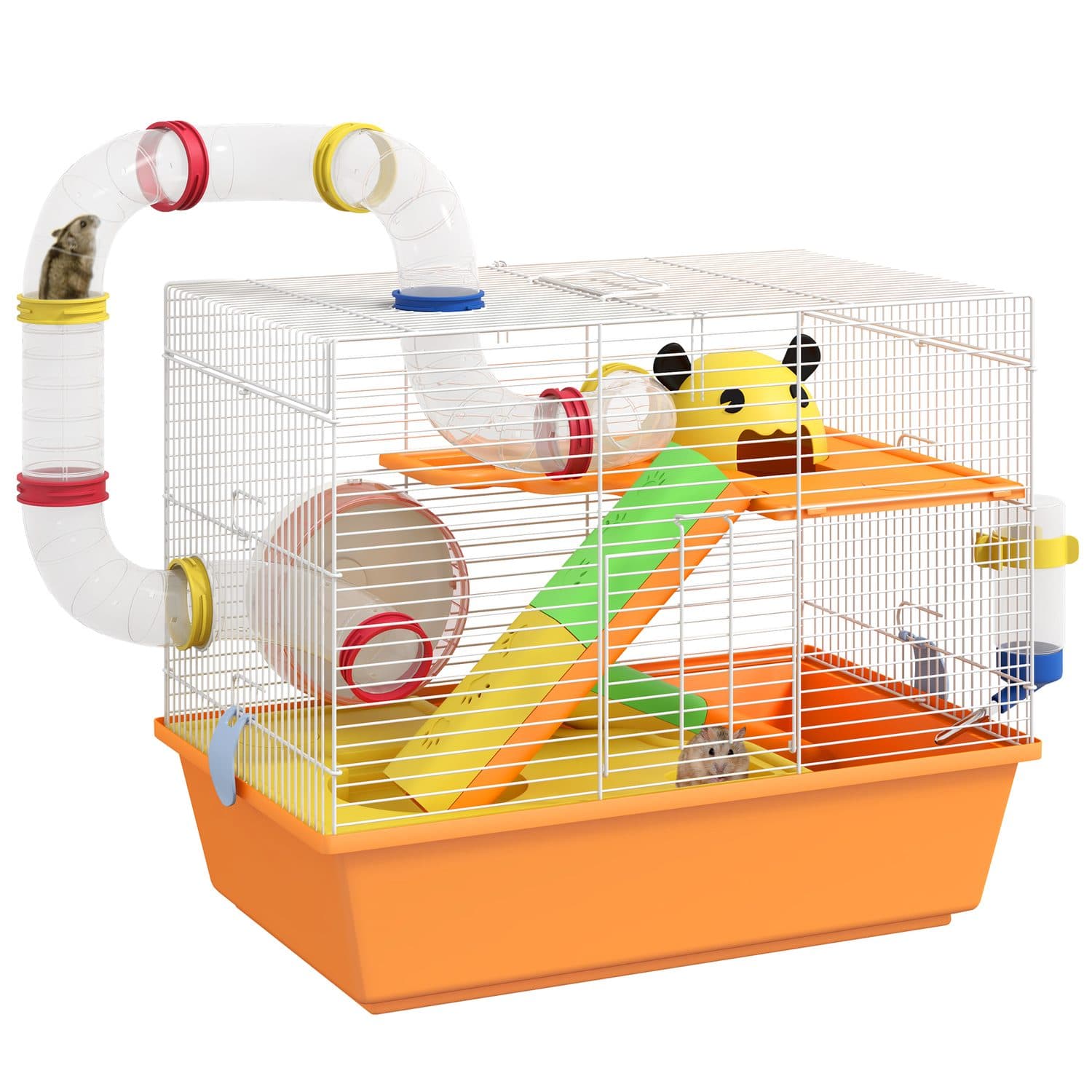 PawHut 3 Tier Gerbil and Hamster Cage