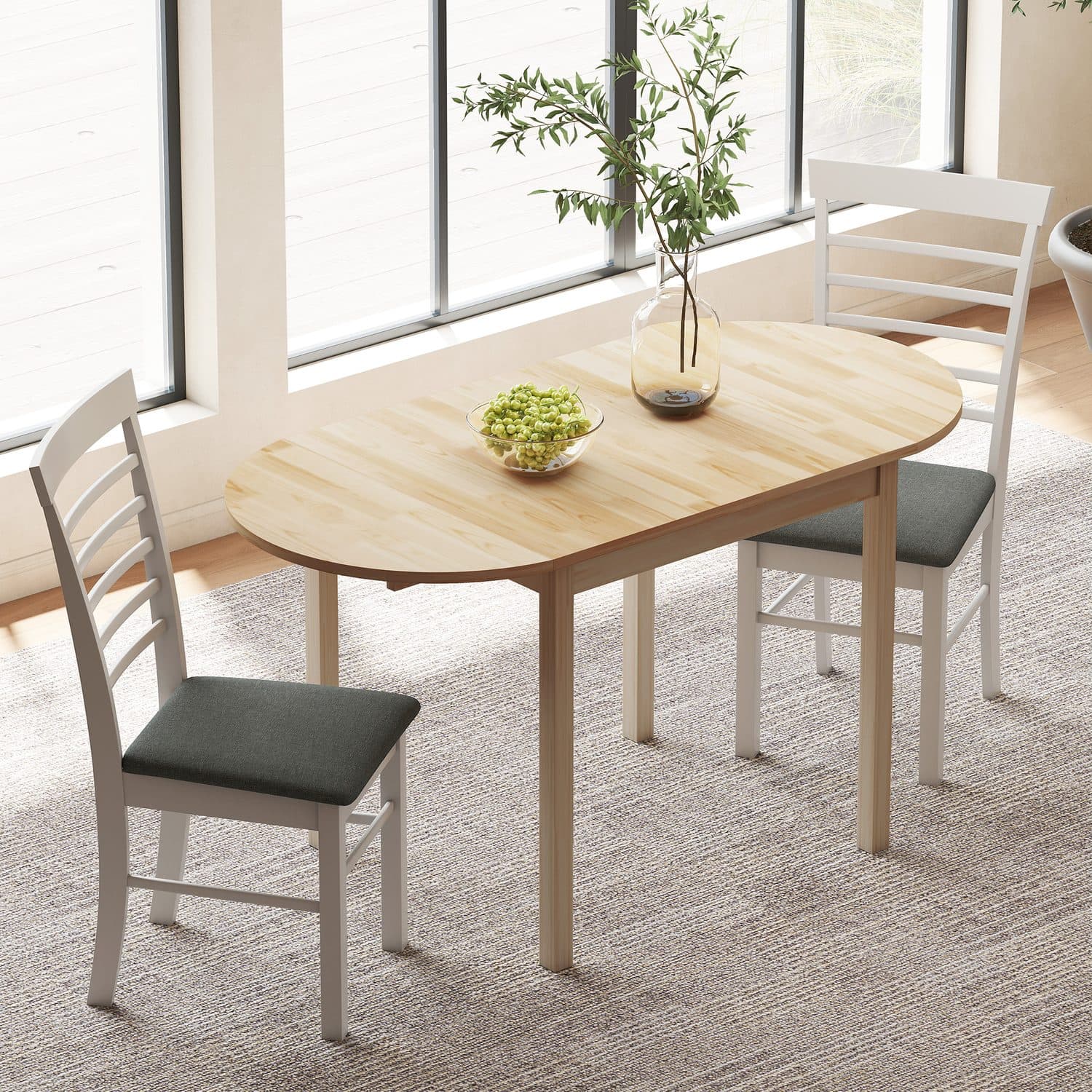 Solid Pine Drop-Leaf Table - image 5