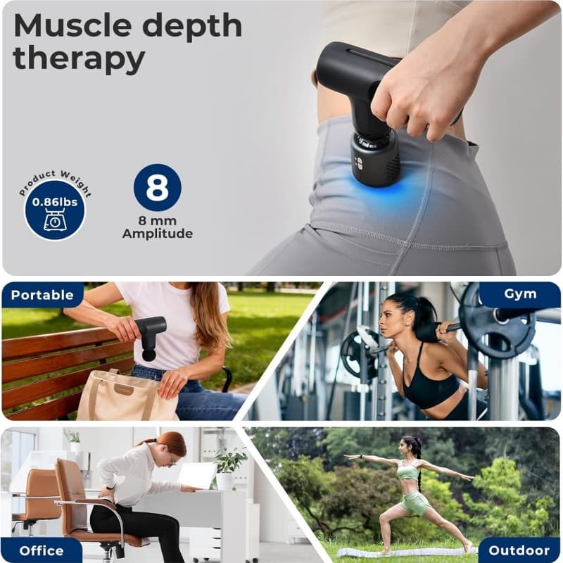 Mini Massage Gun with Heat and Cold - image 3