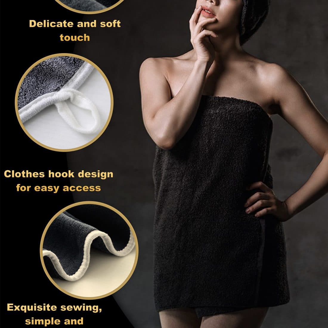 White Coral Fleece Bath Sheets for Soft Daily Drying - image 4