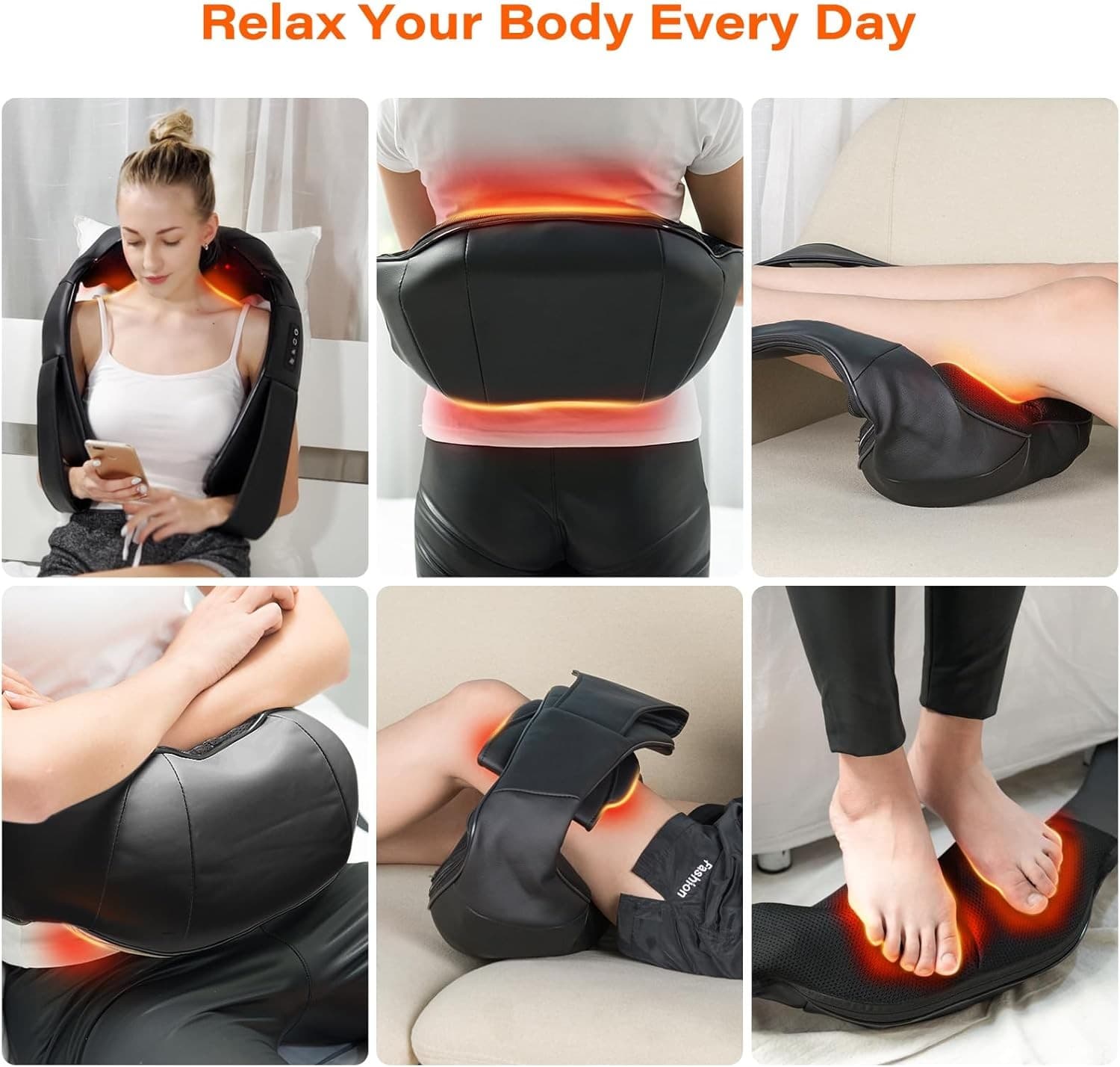 Shiatsu Neck & Shoulder Massager with Heat - image 7