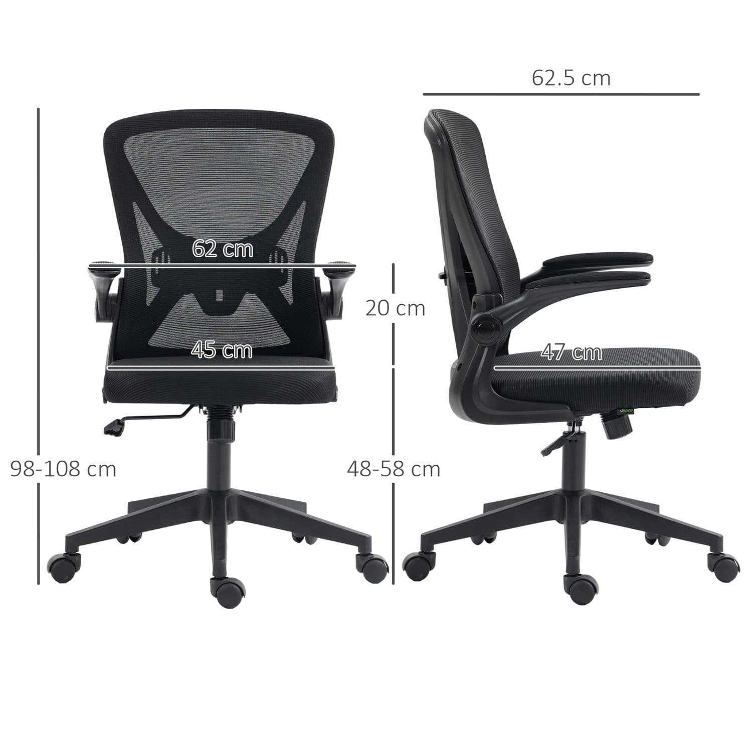 Ergonomic Vinsetto Mesh Office Chair for All-Day Comfort - image 4