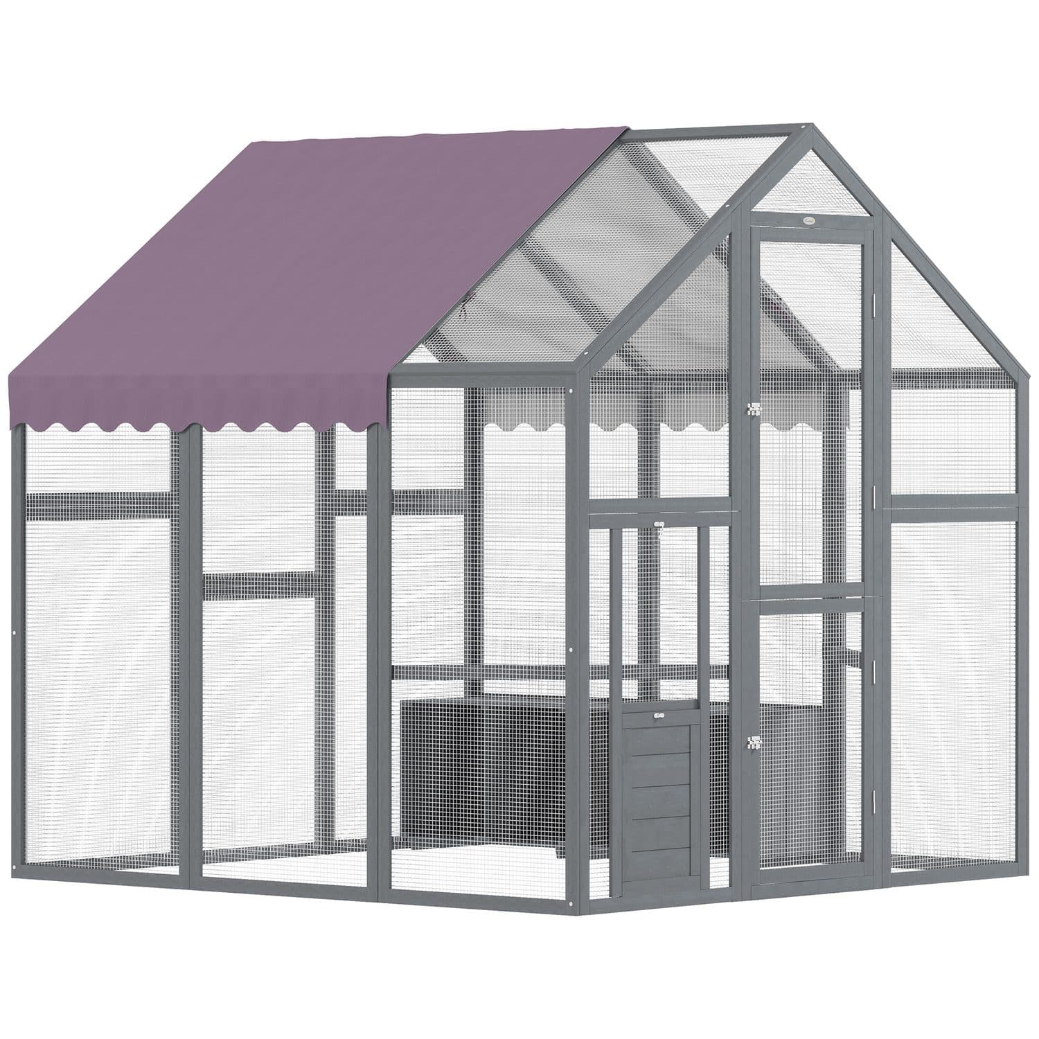 PawHut Walk-In Chicken Run With Waterproof & Anti-UV Cover