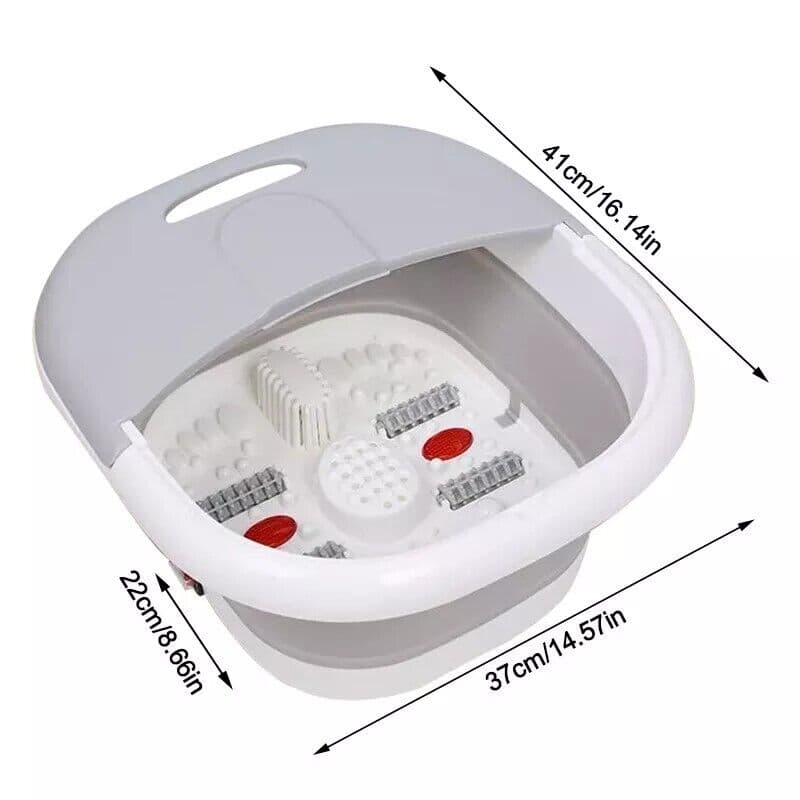 Electric Foot Spa with Reflexology Rollers and Infrared - image 7