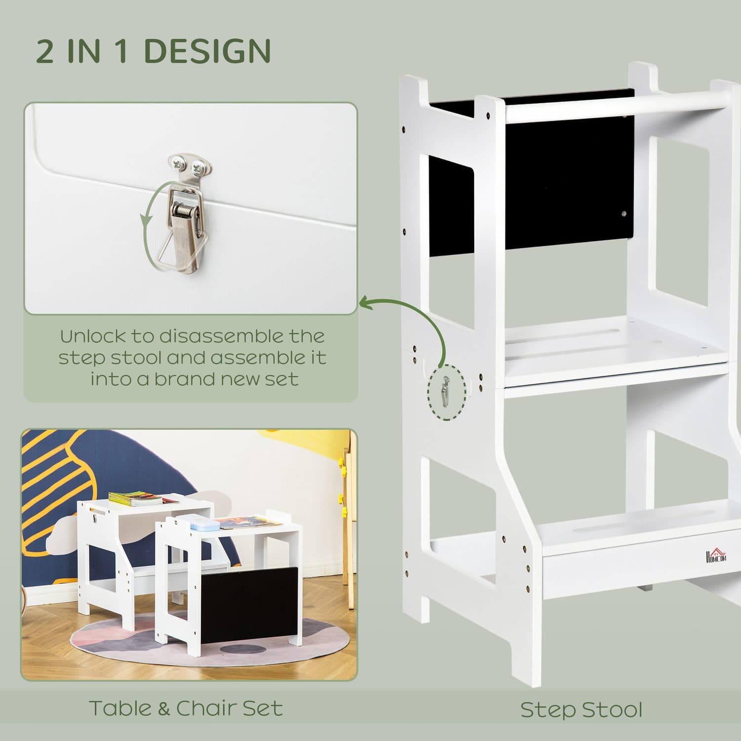 Empower Your Toddler with this 2-in-1 Kitchen Step Stool - image 3