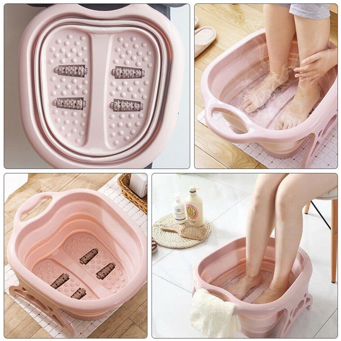 Foldable Foot Soak Basin with Massage Rollers - image 7