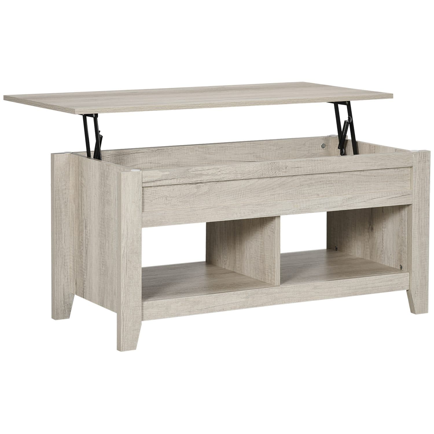 Oak Effect Lift Top Table - Oak