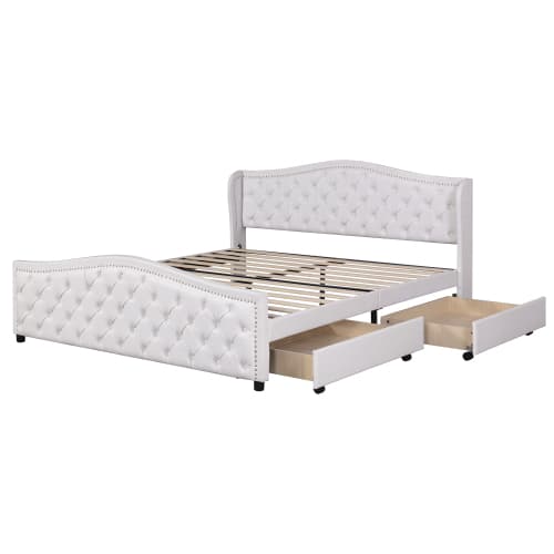Chic Bed & Hidden Storage