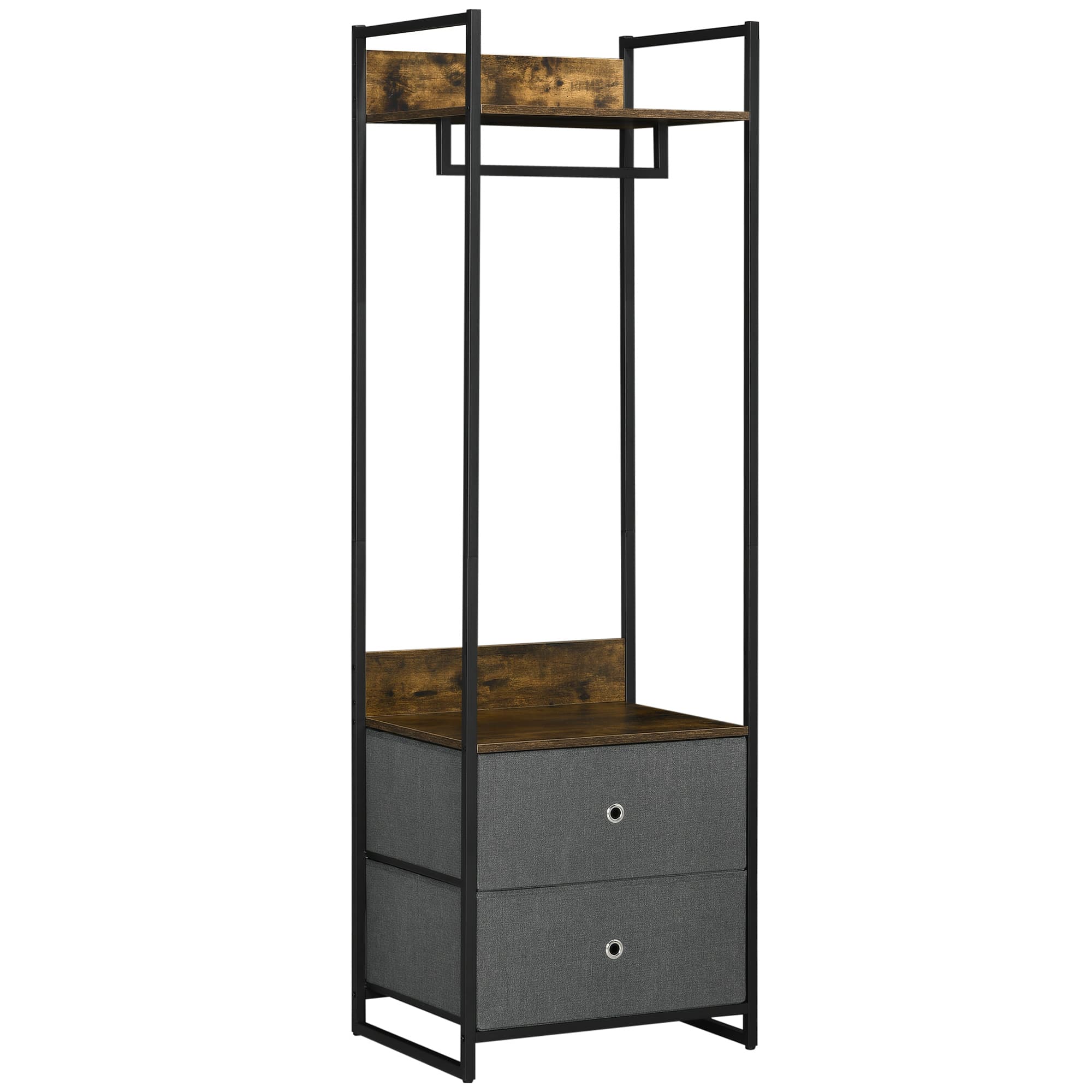 Rustic Clothes Rail