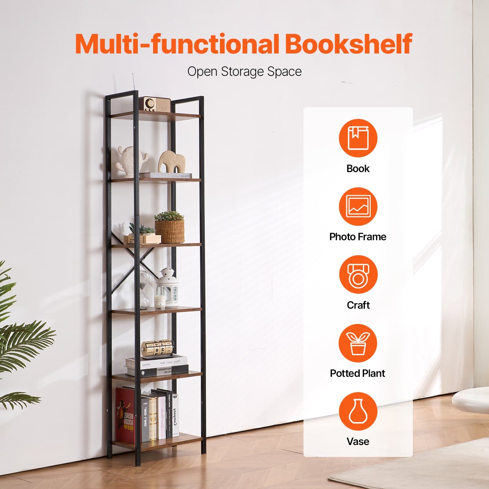 Rustic Industrial Shelving Unit - image 4