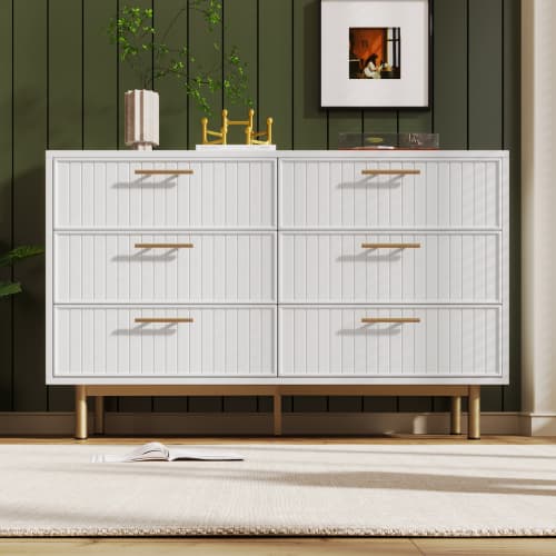 Ribbed 6-Drawer Sideboard - image 10